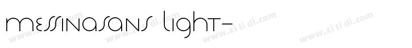 Messinasans light字体转换